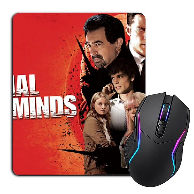 Mouse pad with print Criminal Minds Theme Print