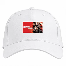 Baseball cap with Print Criminal Minds Theme Print - white