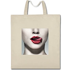 Eco bag with print True Blood Print - beige
