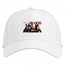 Baseball cap with Print True Blood Heroes - white