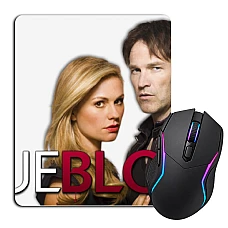 Mouse pad with print True Blood Heroes Logo