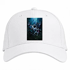 Baseball cap with Print True Blood Main Characters - white
