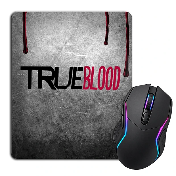 Mouse pad with print True Blood Logo