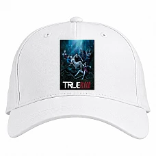 Baseball cap with Print True Blood Characters - white