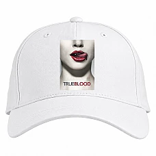 Baseball cap with Print True Blood Theme Print - white