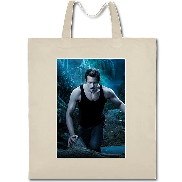 Eco bag with print True Blood Hero Print - beige