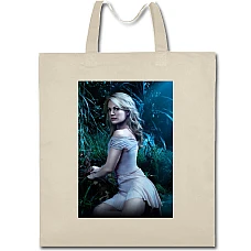 Eco bag with print True Blood Print Hero - beige