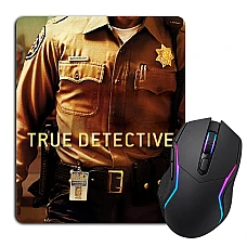 Mouse pad with print True Detective Theme