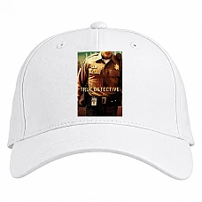 Baseball cap with Print True Detective Theme - white