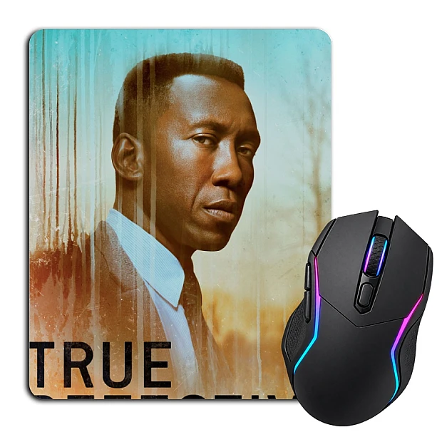 Mouse pad with print True Detective Hero Print