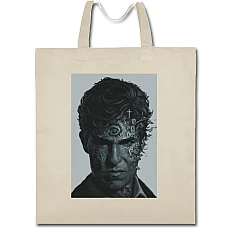 Eco bag with print True Detective Edition - beige