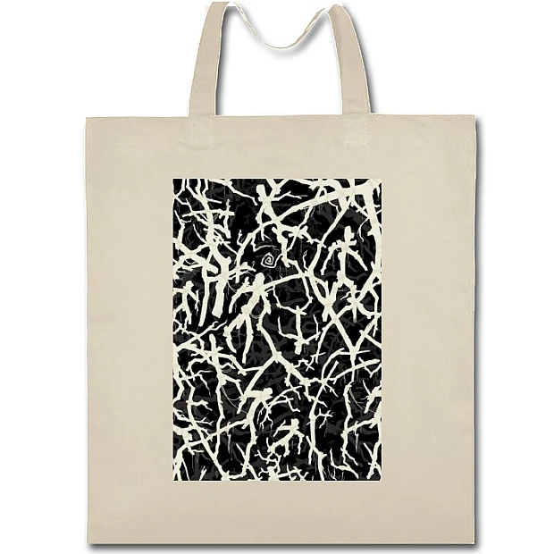 Eco bag with print True Detective Art - beige