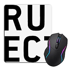 Mouse pad with print True Detective Logo