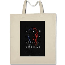 Eco bag with print True Detective Main Theme - beige