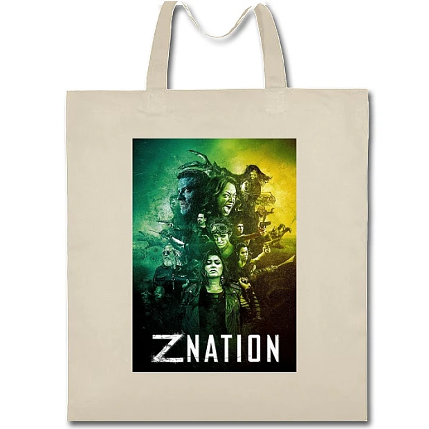 Eco bag with print Z Nation Print - beige