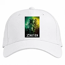 Baseball cap with Print Z Nation Print - white