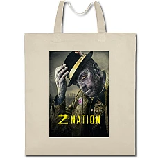 Eco bag with print Z Nation Alvin Murphy Hero Print - beige