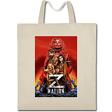 Eco bag with print Z Nation Theme - beige