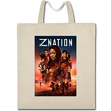 Eco bag with print Z Nation Main Theme - beige