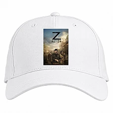 Baseball cap with Print Z Nation Theme Print - white