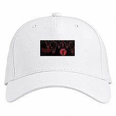 Baseball cap with Print Stranger Things Theme Print - white