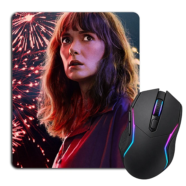 Mouse pad with print Stranger Things Joyce Byers