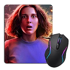 Mouse pad with print Stranger Things Eleven