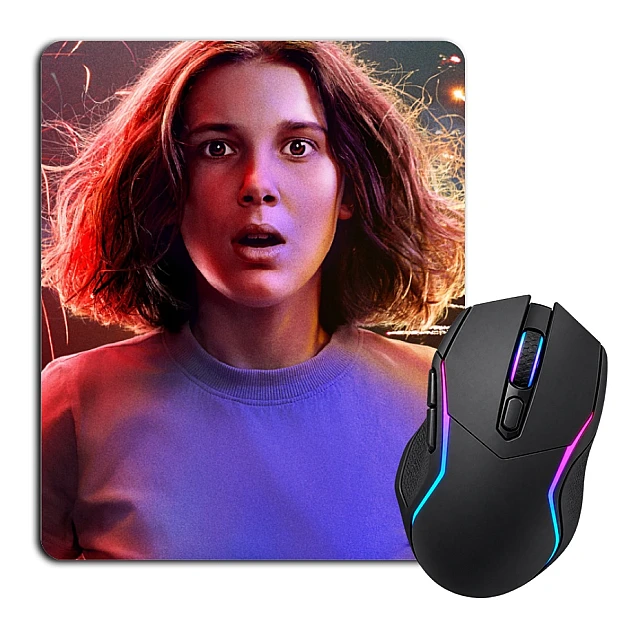Mouse pad with print Stranger Things Eleven