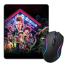 Mouse pad with print Stranger Things Heroes Print