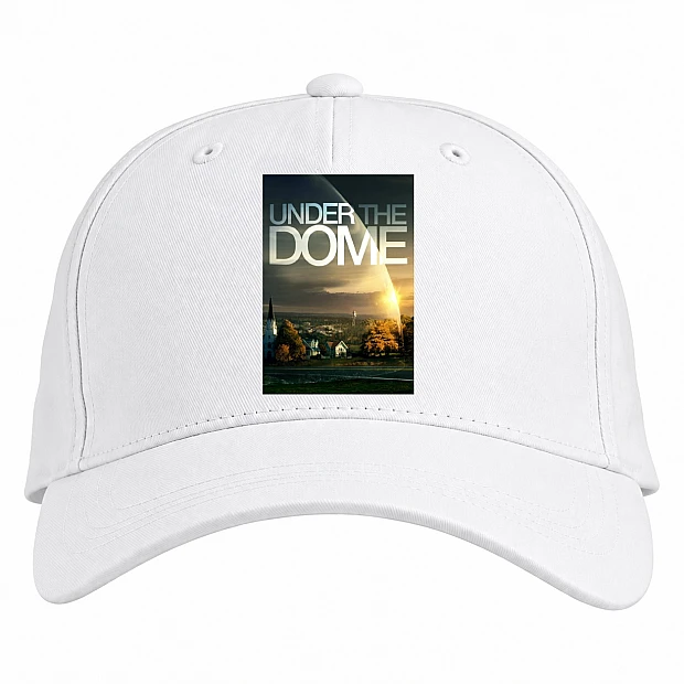 Baseball cap with Print Under The Dome Print - white