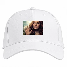 Baseball cap with Print Under The Dome Julia Shumway - white