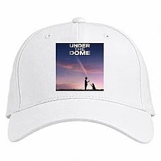 Baseball cap with Print Under The Dome Theme Print - white
