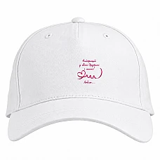 Baseball cap with Print Valentine's Day Best Wife And Mother - white