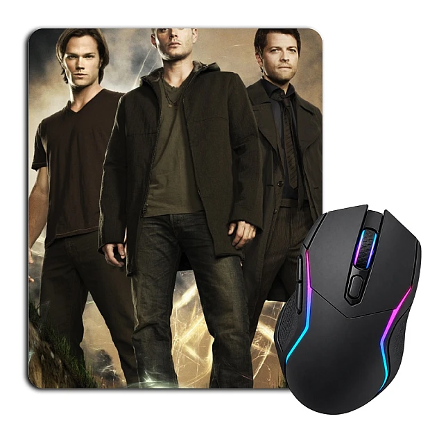 Mouse pad with print Supernatural Heroes