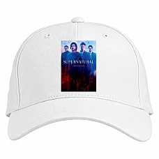 Baseball cap with Print Supernatural Main Theme - white