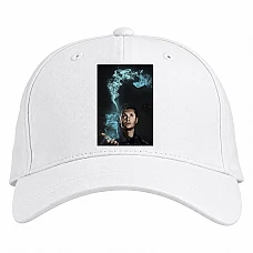 Baseball cap with Print Supernatural Dean Winchester - white