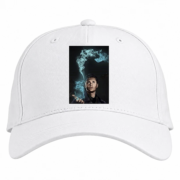 Baseball cap with Print Supernatural Dean Winchester - white