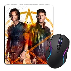 Mouse pad with print Supernatural Winchester Brothers