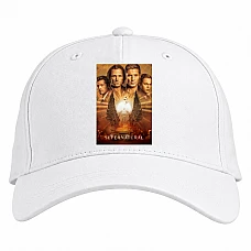 Baseball cap with Print Supernatural Print - white