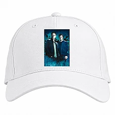 Baseball cap with Print Supernatural Brothers Print - white