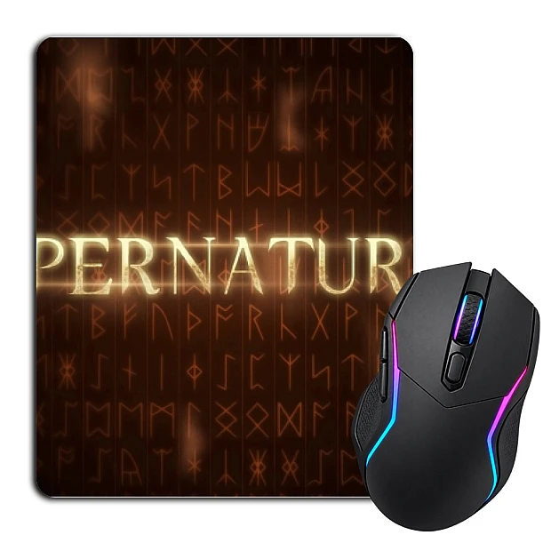 Mouse pad with print Supernatural Logo