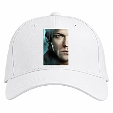 Baseball cap with Print Supernatural Sam Winchester Print - white