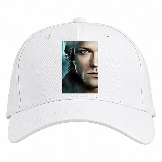 Baseball cap with Print Supernatural Sam Winchester Print - white