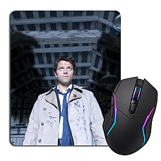 Mouse pad with print Supernatural Castiel Angel Hero