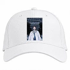 Baseball cap with Print Supernatural Castiel Angel Hero - white