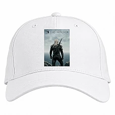 Baseball cap with Print The Witcher Print 2 - white