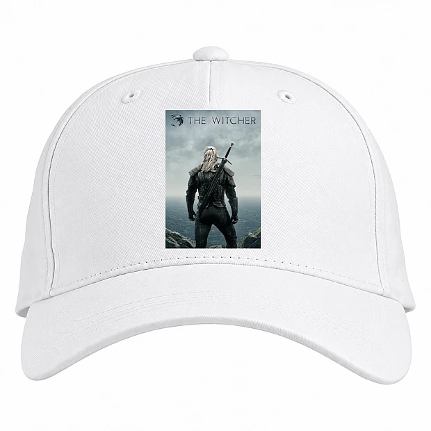 Baseball cap with Print The Witcher Print 2 - white