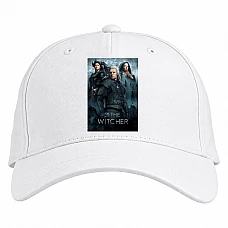 Baseball cap with Print The Witcher Theme - white