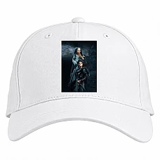 Baseball cap with Print The Witcher Girls - white