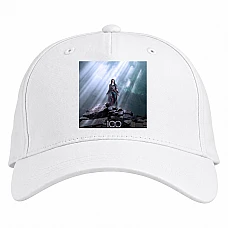 Baseball cap with Print The 100 Hero Print - white